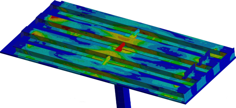 Missile Barrier Explicit FEA Results